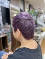 ラループ ヘアデザイン(la Loop Hair Design) パープルカラー