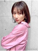20代・30代_面長解消ボブ