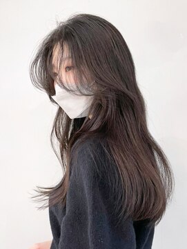 アイティーバイアルバム 北千住店(IT by ALBUM) レイヤーカット_ショコラアッシュヘルシースタイル_ba406562