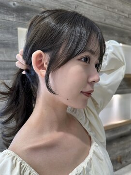 アイヴィ 表参道(IVY) 結んだ時に可愛い顔周りフェイスレイヤー【肥田亜沙美】