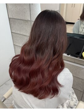 ビンナ(BINNA) チェリーレッドグラデ♪