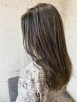ペネロープ(Penelope)&nbsp;セミロング/コントラスト極細ハイライト