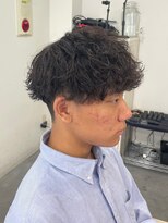 バース バイ ハピネス(BIRTH by happiness)&nbsp;波巻きパーマ　刈り上げマッシュ