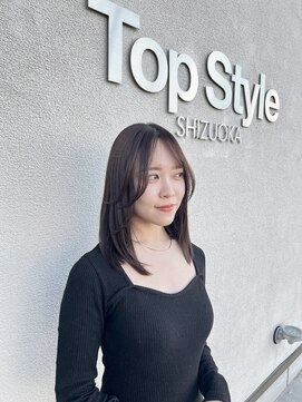 トップスタイル シズオカ(TopStyle SHIZUOKA) ミディアム×髪質改善カラー×美髪