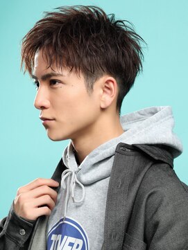 リップス 表参道店(LIPPS) ショートセンターパート【ソフトツイストパーマ】