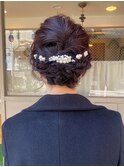 （ guest　snap ）結婚式ヘアセット