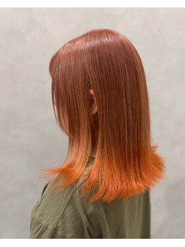 ギーク(Geek) 【Geek春日井】オレンジグラデーション《担当　篠原》