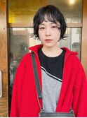 ショートボブパーマ。