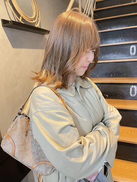 ジーナ(XENA) イメチェンヘアスタイル×ブラウンカラー+ケアブリーチ