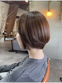 ひし型グラデーションボブ