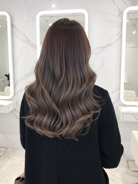 アオアクア バイ グルグル 小岩店(ao akua by GULGUL) 小岩/レイヤーカット/ダブルカラー/ブリーチなしカラー/顔周り