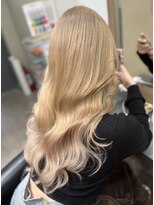 ラピス 横浜(Lapis)&nbsp;ミルクティーベージュブリーチカラーシールエクステ