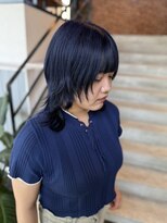 if&nbsp;ネイビー/ウルフカット