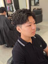 ラピス 名古屋駅前店(Lapis)&nbsp;七三分け短髪/ピンパーマ/短髪パーマ