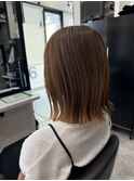 切りっぱなしボブ