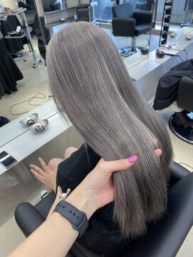 ペレ 栄店(PELE) イメチェン/ホワイトブロンド/外ハネボブ/美髪/栄