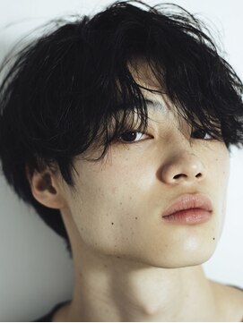 アイスプロドバイブルーム 木更津店(ice prod by bloom) MEN’S HAIR/ブルーブラック/フェザーパーマ/木更津