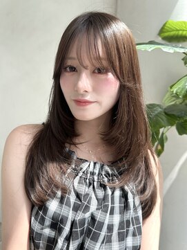 ザックラフィネ(ZACC raffine) ワンカールレイヤー/シースルーバング/顔まわりカット/前髪