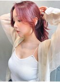 【ROJITHA原宿表参道】ピンク×顔周りカット