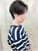 ハンサムショートくびれショートセンターパート20代30代40代