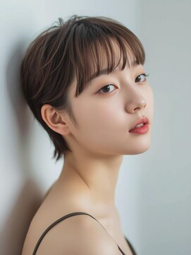 ステアー(stair) シースルー/ショート/ベージュ【大宮】