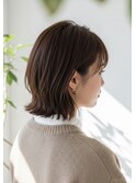 グレーブラウン/レイヤーショート/外巻きモテヘア/外ハネ