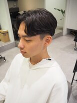 ブレス 西葛西店(BLESS)&nbsp;【青木】ニュアンスパーマ/センターパート/メンズパーマ/西葛西