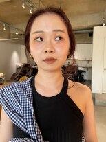 パーク(PARK) ブリーチなしWカラー暖色カラーケアカラーヘアアレンジ