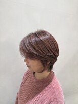 ポート 蕨(PORT)&nbsp;【篠原】白髪が溶け込むピンクベージュ×ハンサムショート