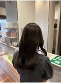 くびれ巻き×オリーブブラウン