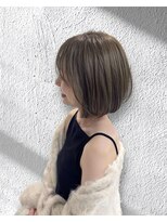 シルクレイ 高田馬場(Silk-lei) ミニボブ×透けるベージュ