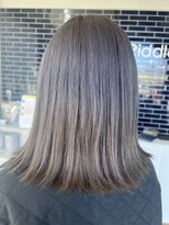 リドル ヘアー 駒生店(Riddle HAIR) 切りっぱなし×透明感グレージュ
