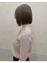 フレームプラス 天王寺あべの店(FRAME+)&nbsp;ミニボブ×マロンオリーブカラー