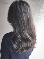 ヘアーアンドアトリエ マール(Hair&Atelier Marl)&nbsp;【Marlお客様スタイル】グレージュブラウンのふんわりセミディ