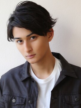 アフロート ディル(AFLOAT D'L) 七三オールバック　ツイストパーマ　ビジネス　かき上げヘア