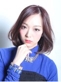 大人っぽさを演出♪ヌーディーボブ★LiLy