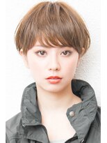 モニカ 西宮北口(Monica)&nbsp;アシメショートエアリーショートグレージュナチュラルボブ