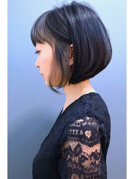 ラウンジ モリオ イケブクロ(Lounge MORIO Ikebukuro) 【morio池袋】2019年秋冬黒髮オトナかわいいボブ