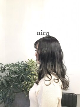 ヘアーコレクトニコ(hair collect nico) ネイビーカラー