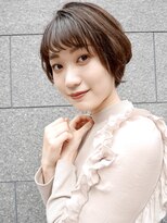 シュシュ(shushu)&nbsp;かわいい前髪外ハネショート【有海一生】/シースルー/髪質改善