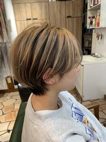 アイヘアー(AI HAIR)&nbsp;#デザインカラー#ショート#ケアブリーチ#佐賀市#鍋島#美容室