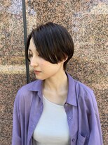 ニューヨークニューヨーク テラッソ姫路店(NYNY) 大人可愛いひし形ハンサムショートボブ前下がり