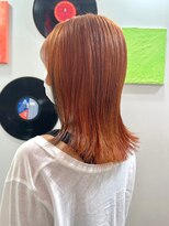 デート 下北沢(DATE)&nbsp;ダブルカラーオレンジベージュカラーケアブリーチ韓国ハイトーン