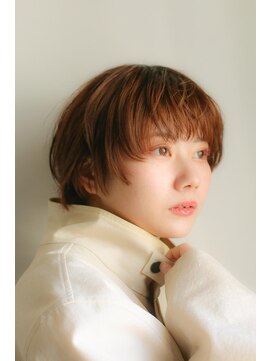 アフェット バイ フラミューム 三軒茶屋(affetto by flammeum) 顔まわりウルフマッシュ