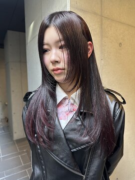 レオニード 表参道(LEONID) ワインレッド×ロングレイヤー