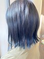レグルス ヘア デザイン ニシジン 西新店(Reglus hair desigh) ブルーでカッコいい印象に
