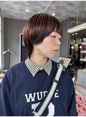 ショートカット／ショートウルフ／アンブレラカラー