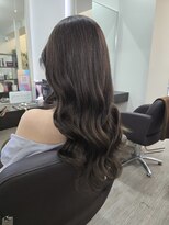 グランディールヘアデザイン(grandir hairdesign)&nbsp;プルエクステ/アッシュブラウン/ロングヘア/千葉