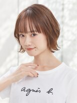 ミチオ ノザワ ヘアサロン ギンザ(Michio Nozawa HAIR SALON Ginza)&nbsp;くびれボブ/外ハネボブ/ウルフボブ/ぱつっとボブ/グレーベージュ
