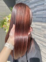 アテ(ate) 20代30代40代大人可愛いチェリーレッドハイライト
